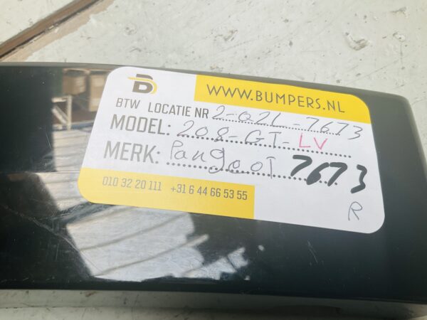 Zijscherm strip Peugeot 208 9844358780 LV Links Voor  GT Line 2-Q2L-7673R