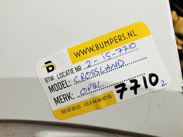 BUMPER Opel Crossland + Grill VOORBUMPER 2-i5-7710z