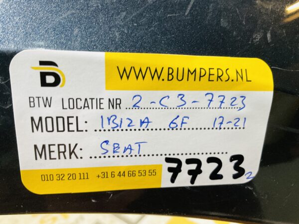 BUMPER Seat Ibiza 6F 2017-2021 VOORBUMPER 2-C3-7723z