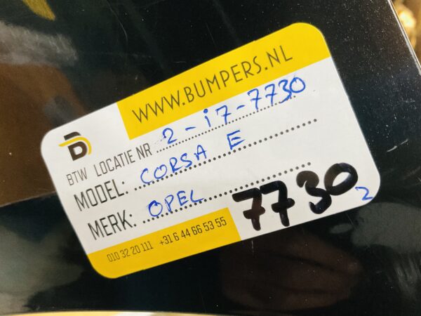 BUMPER Opel Corsa E Sport  VOORBUMPER 2-i7-7730z