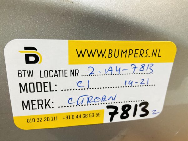 BUMPER Citroen C1  2014-2021 VOORBUMPER 2-A4-7813z