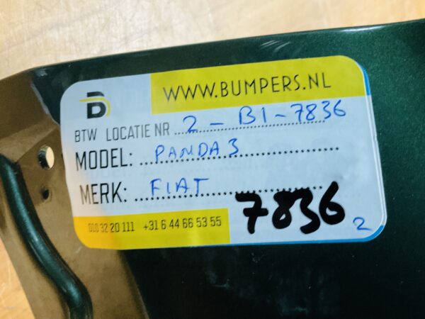 BUMPER Fiat Panda 3 Cross VOORBUMPER 2-B1-7836z