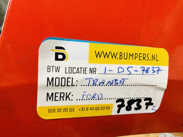 BUMPER Ford Transit VOORBUMPER 1-D5-7837z