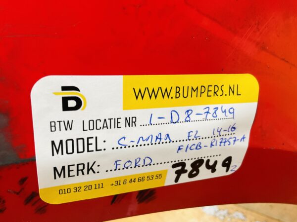 BUMPER Ford C MAX C-Max Facelift F1CB-R17757-A 2014-2016 VOORBUMPER 1-D8-7849z
