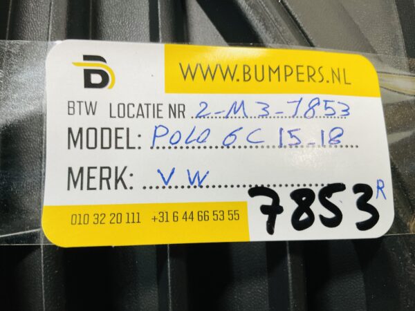 Grill Volkswagen polo 6C 2015-2018 Roostergril 2-M3-7853R