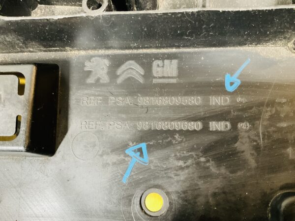 Onderplaat Peugeot Citroen 9816809680  2-L8-7854R