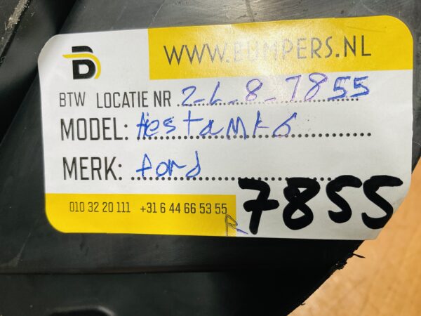 Onderplaat Ford Fiesta Mk6 2012-2016 Bumperlip 2-L8-7855R