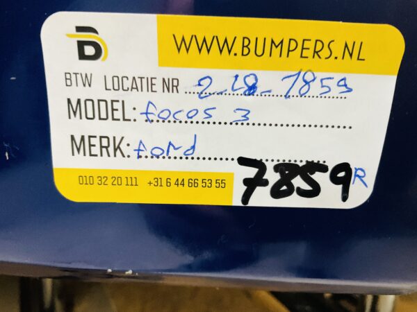 Diffuser Ford Focos MK3 ST Achterbumper lip 2-L8-7859R