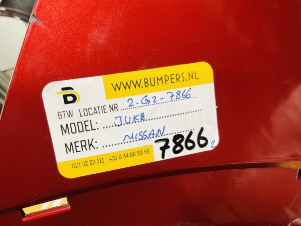 BUMPER Nissan Juke VOORBUMPER 1-G2-7866z