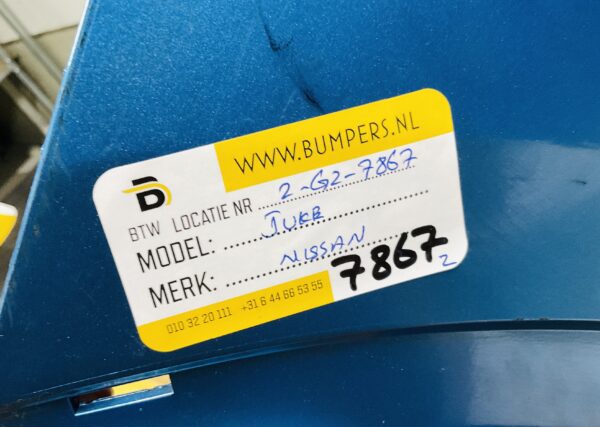BUMPER Nissan Juke VOORBUMPER 1-G2-7867z