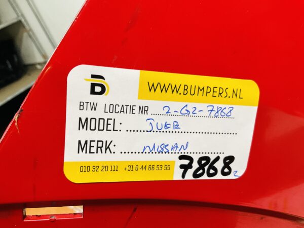 BUMPER Nissan Juke VOORBUMPER 1-G2-7868z