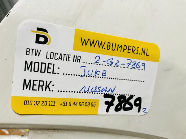 BUMPER Nissan Juke VOORBUMPER 1-G2-7869z