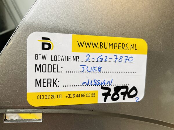 BUMPER Nissan Juke VOORBUMPER 1-G2-7870z