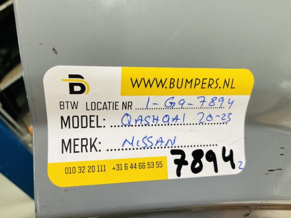BUMPER Nissan Qashqai 2020-2023 VOORBUMPER 1-G9-7894z