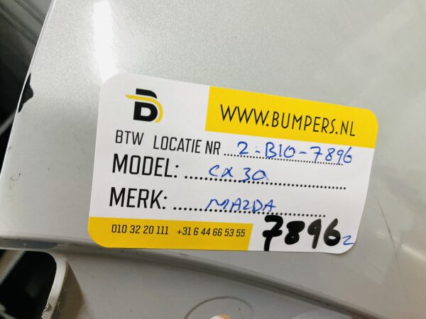 Bumper Mazda MX-30 MX30 2020-2023 Voorbumper 2-B10-7896z