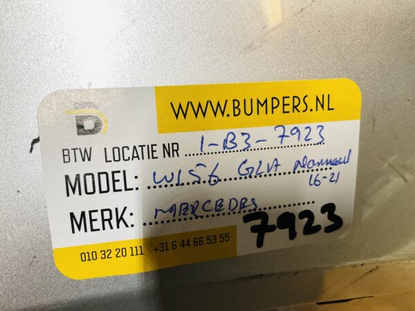 BUMPER Mercedes GLA Klasse W156 Normaal 2016-2021 VOORBUMPER 1-B3-7923z