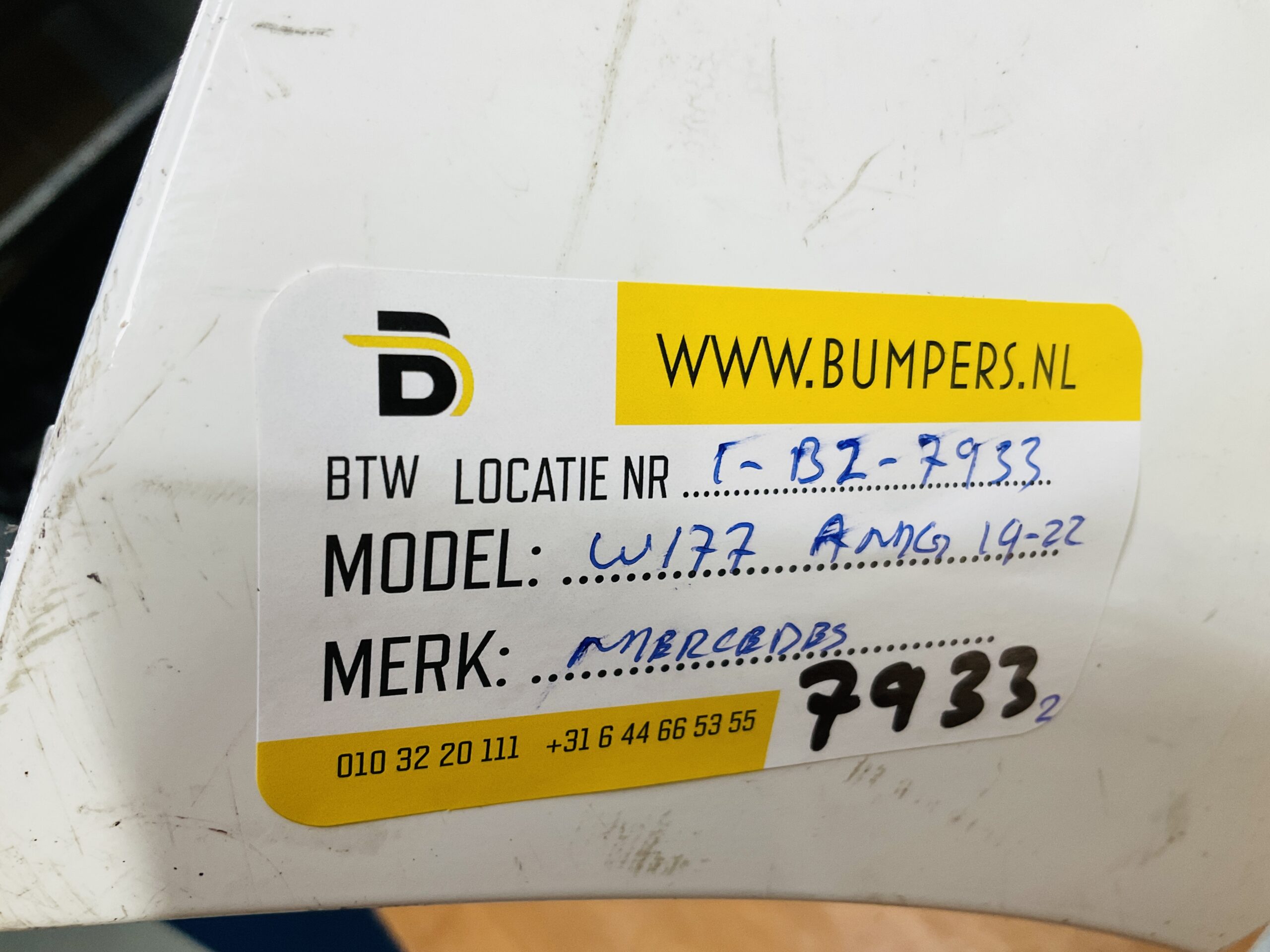 BUMPER Mercedes A Klasse W177 AMG 2019-2023 VOORBUMPER 1-B2-7933z