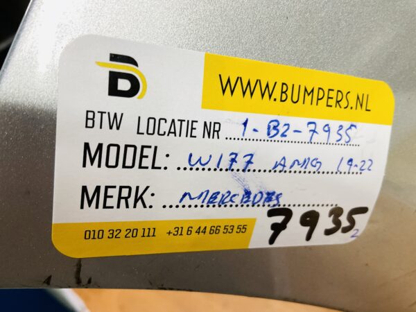 BUMPER Mercedes A Klasse W177 AMG 2019-2023 VOORBUMPER 1-B2-7935z