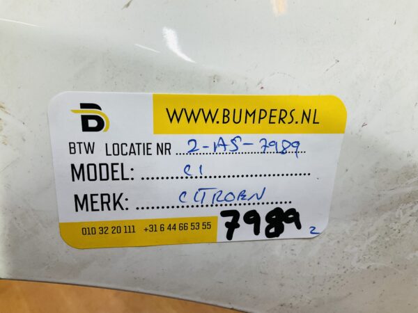 BUMPER Citroen C1  2014-2023 VOORBUMPER 2-A5-7989z