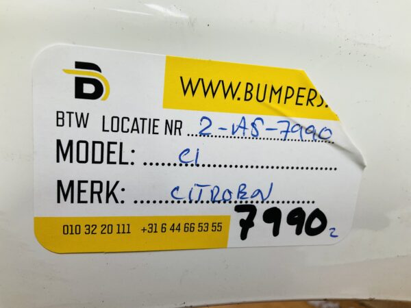 BUMPER Citroen C1  2014-2023 VOORBUMPER 2-A5-7990z