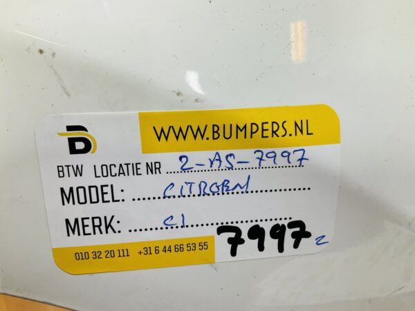 BUMPER Citroen C1  2014-2023 VOORBUMPER 2-A5-7997z