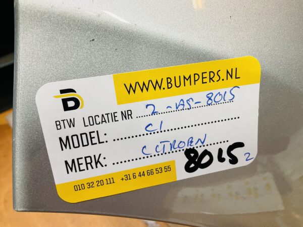 BUMPER Citroen C1  2014-2023 VOORBUMPER 2-A5-8015z