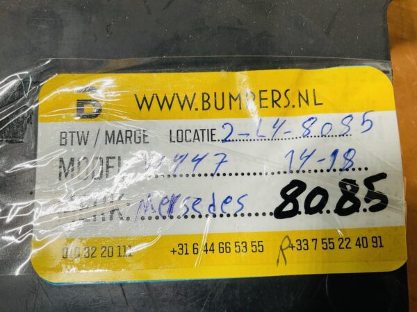 Onderplaat Mercedes W447 Vito AMG A4478850136 BumperLip  2-L4-8085R