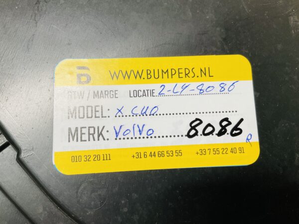 Onderplaat Volvo XC 40 3234594 BumperLip  2-R1-8086R
