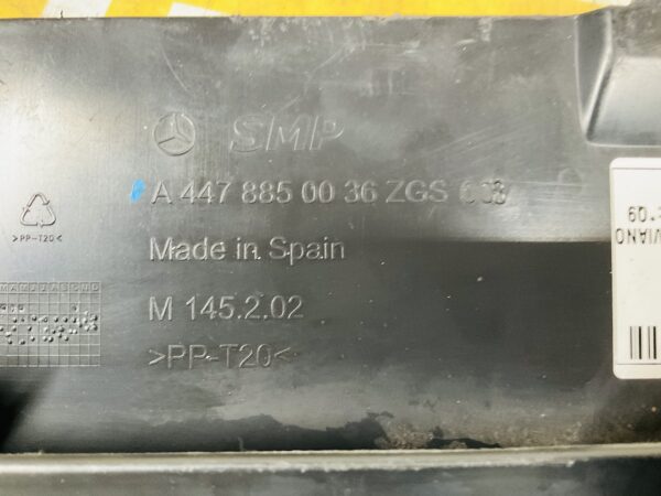 Onderplaat Mercedes W447 Vito A4478850036 BumperLip  2-L4A-8087R