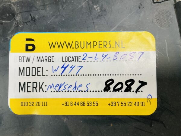 Onderplaat Mercedes W447 Vito A4478850036 BumperLip  2-L4A-8087R