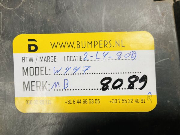 Onderplaat Mercedes W447 Vito A4478850036 BumperLip  2-L4C-8089R