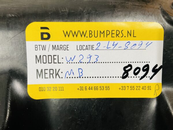 Onderplaat Mercedes W293 A2935200300 BumperLip  2-L4-8094R