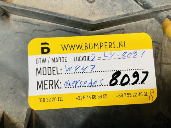 Onderplaat Mercedes W447 Vito A4478850036 BumperLip  2-L4C-8097R