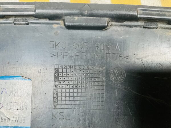 OnderplaatVolkswagen Golf 6 2007-2012 5k0805903 BumperLip  2-L4-8099R