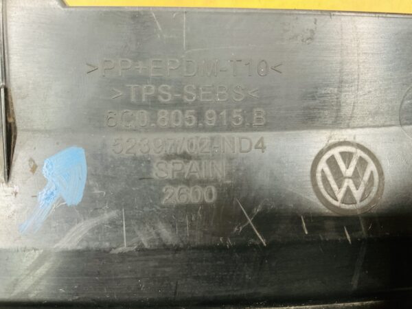Onderplaat Volkswagen Polo 6C Gti 2013-2017 6C0805915 BumperLip  2-L4-8100R
