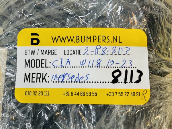 Diffuser Mercedes CLA W118 AMG 2019-2023 Bumperlip 2-R8-8113R