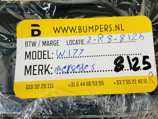 Diffuser Mercedes Aklasse W177 AMG 2019-2023 Bumperlip 2-R8-8125R