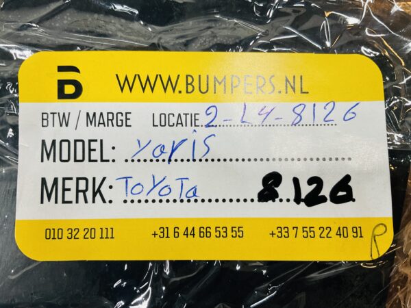 Onderplaat Toyota Yaris 2010-2020 526180D180 Bumper Lip 2-L4-8126R
