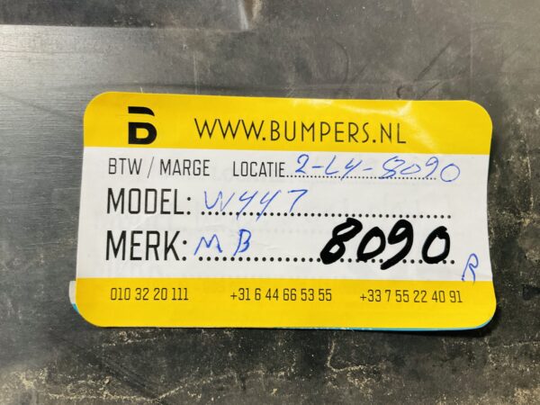 Onderplaat Mercedes W447 Vito A44788500136 BumperLip 2-L4-8090R