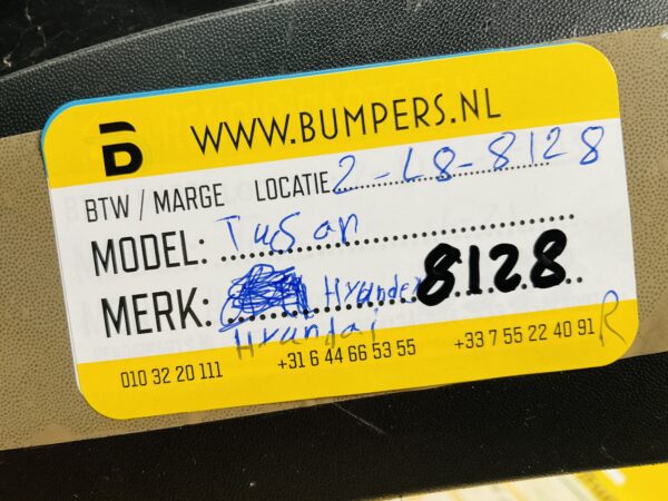 Bumper Lip Hyundai Tucson 86512D7200 Spoiler 2-L4-8128R