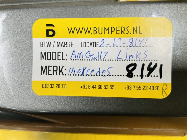 Zijskirt Mercedes Aklasse W177 AMG2019-2023 Links Skirt Dorpel 2-L1-8141R