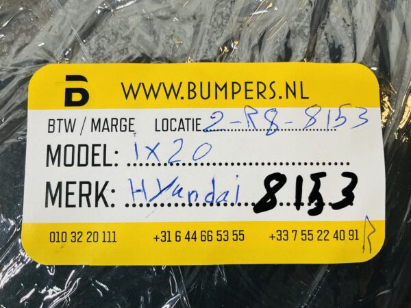 Diffuser Hyundai ix20 Achterbumper Lip 2-R8-8153R