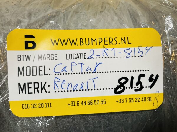 Diffuser Renault Captur  Achterbumper Lip 2-R1-8154R