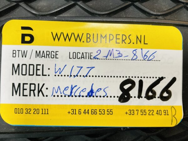 Bumper grill Mercedes A Klasse W177 Rooster Grill A1778853203 Normaal 2-M3-8166R