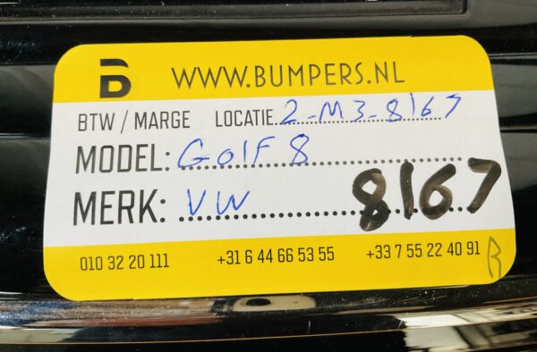 Grill Volkswagen Golf 8 2019-2023 Gril 2-M3-8167R
