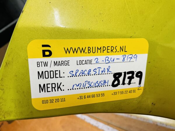 Bumper Mitsubishi Spacestar 2012-2017 6400D3360 Voorbumper 2-B4-8179z