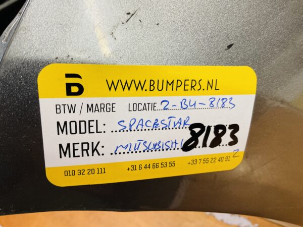 BUMPER Mitsubishi Spacestar 2012-2017 VOORBUMPER 2-B4-8183z