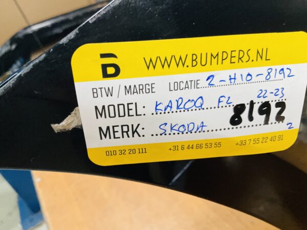 BUMPER Skoda Karoq Facelift  2022-2023 VOORBUMPER 2-H10-8192z