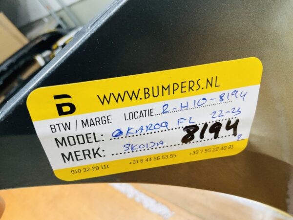 BUMPER Skoda Karoq Facelift  2022-2023 VOORBUMPER 2-H10-8194z