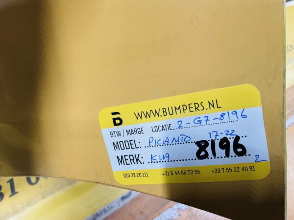 BUMPER Kia Picanto 2017-2022 VOORBUMPER 2-G7-8196z